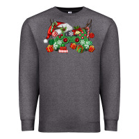 Charcoal Heather Christmas Game Controller Premium Sweatshirt - MaliasSmallBusiness