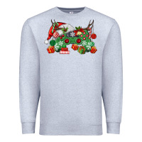 Heather Grey Christmas Game Controller Premium Sweatshirt - MaliasSmallBusiness