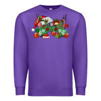 Purple Christmas Game Controller Premium Sweatshirt - MaliasSmallBusiness
