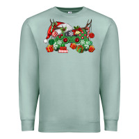 Seafoam Christmas Game Controller Premium Sweatshirt - MaliasSmallBusiness