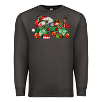 Smoke Christmas Game Controller Premium Sweatshirt - MaliasSmallBusiness