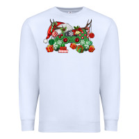 White Christmas Game Controller Premium Sweatshirt - MaliasSmallBusiness