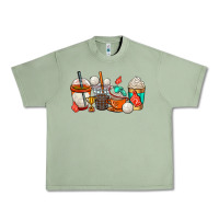 Oil Green volleyball coffee cups Urban Heavy Tee - AdoDesignShop