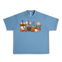 Pebble Blue volleyball coffee cups Urban Heavy Tee - AdoDesignShop