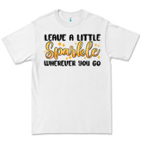 White leave a little sparkle wherever you go Premium Tee - MaliasSmallBusiness