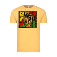 Vintage Mustard black girl magic Vintage Tee - HRA Design Shop