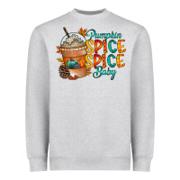 Heather Grey pumpkin spice baby Heavyweight Sweatshirt - RacoonDesign