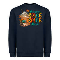 Navy pumpkin spice baby Heavyweight Sweatshirt - RacoonDesign