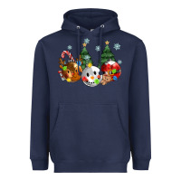 Navy christmas Heavyweight Hoodie - MaliasSmallBusiness