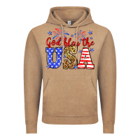 Vintage Coffee God bless the USA Vintage Hoodie - Neo Western