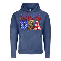 Vintage Denim God bless the USA Vintage Hoodie - Neo Western