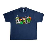 Navy soccer coffee cups Urban Heavy Tee - AdoDesignShop