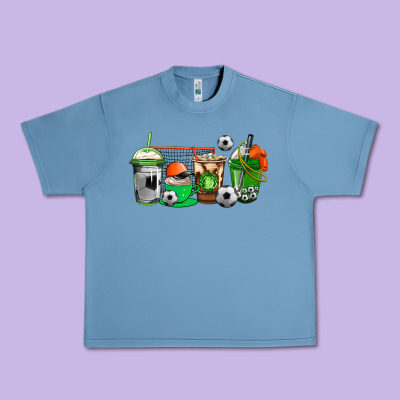 Soccer Coffee Cups Urban Heavy Tee Designed By Adodesignshop