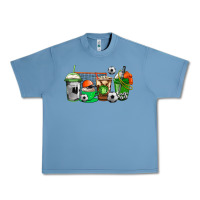 Pebble Blue soccer coffee cups Urban Heavy Tee - AdoDesignShop