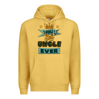 Antique Gold world's best uncle ever Premium Hoodie - Jasminsmagicworld