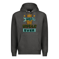 Charcoal Heather world's best uncle ever Premium Hoodie - Jasminsmagicworld