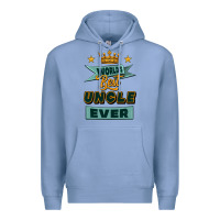 Colony Blue world's best uncle ever Premium Hoodie - Jasminsmagicworld