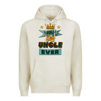 Oatmeal Heather world's best uncle ever Premium Hoodie - Jasminsmagicworld