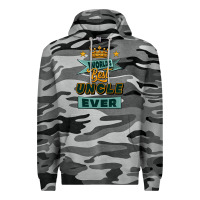 Slate Camo world's best uncle ever Premium Hoodie - Jasminsmagicworld