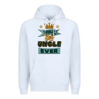 White world's best uncle ever Premium Hoodie - Jasminsmagicworld