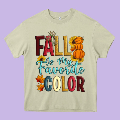 Fall Is My Favorite Color Heavy Core Tee Designed By Artiststas