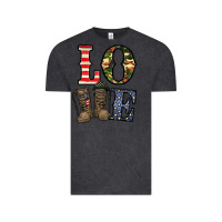 Vintage Black loce army Vintage Tee - CowhideDigitalArt