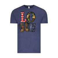 Vintage Denim loce army Vintage Tee - CowhideDigitalArt