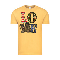 Vintage Mustard loce army Vintage Tee - CowhideDigitalArt