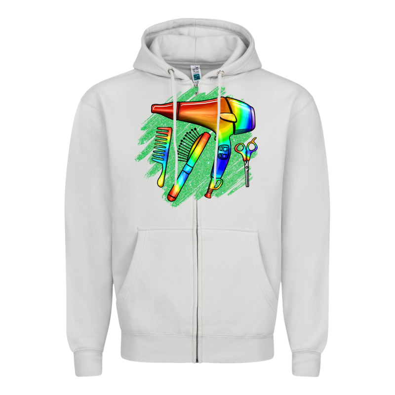 Hairdresser Zipper Hoodie by Jasminsmagicworld | Teevron