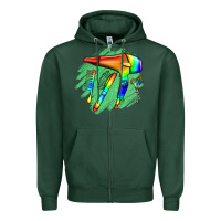 Sports Green Hairdresser Zipper Hoodie - Jasminsmagicworld