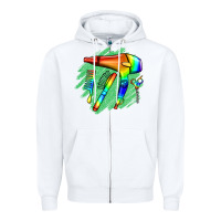 White Hairdresser Zipper Hoodie - Jasminsmagicworld