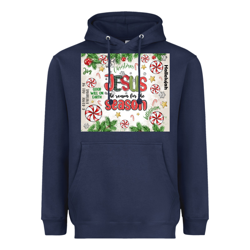 Christian Christmas  Jesus The Reason Heavyweight Hoodie by MaliasSmallBusiness | Teevron