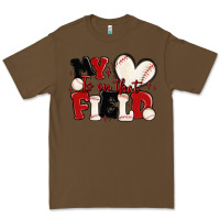 Cacao my heart is on that field baseball Premium Tee - MaliasSmallBusiness
