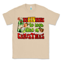 Mushroom beginning to look like a christmas with gin and gifts Classic Tee - AdoDesignShop