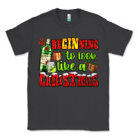 Smoke beginning to look like a christmas with gin and gifts Classic Tee - AdoDesignShop