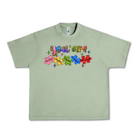 Oil Green you are loved autism Urban Heavy Tee - JahusDesignShop