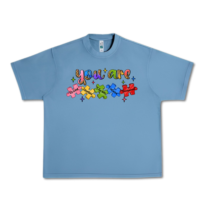 You Are Loved Autism Urban Heavy Tee by JahusDesignShop | Teevron