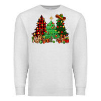 Oatmeal Heather Mexican Christmas trees Premium Sweatshirt - NancyCooperArtShop
