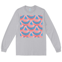 Moon Dust american flag seamless pattern Long Sleeve Tee - BundleAndBundleShop