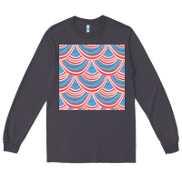 Smoke american flag seamless pattern Long Sleeve Tee - BundleAndBundleShop