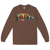 Chestnut longhorn mama Long Sleeve Tee - AdoDesignShop
