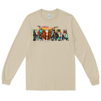 Mushroom longhorn mama Long Sleeve Tee - AdoDesignShop