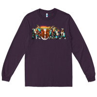 Plum longhorn mama Long Sleeve Tee - AdoDesignShop