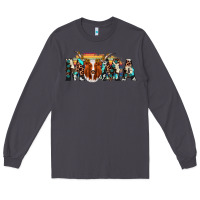 Smoke longhorn mama Long Sleeve Tee - AdoDesignShop