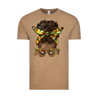 Afro Bun Vintage Tee | Teevron