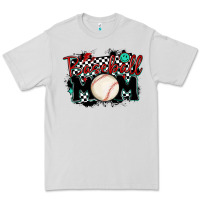 Dove Grey baseball mom Premium Tee - MaliasSmallBusiness