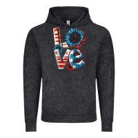 Vintage Black Love 4th of July Vintage Hoodie - CowGirlArtShop