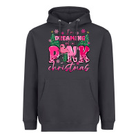 Smoke i'm dreaming of a pink christmas flamingo Heavyweight Hoodie - MaliasSmallBusiness
