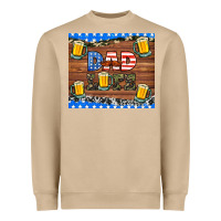 Mushroom dad life with beers Heavyweight Sweatshirt - HRA Design Shop