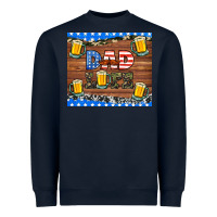 Navy dad life with beers Heavyweight Sweatshirt - HRA Design Shop